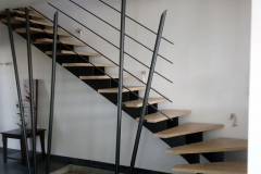 Escalier intérieur quart tournant