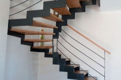 Escalier intérieur quart tournant
