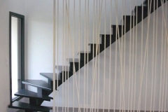 Escalier intérieur quart tournant