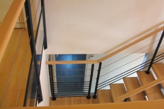 Garde corps intérieur et rampe