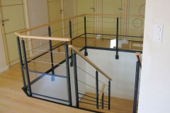 Garde corps intérieur et rampe